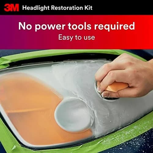 3M Headlight Lens Restoration Kit 2-Pack | Restores Cloudy Yellowed Plastic Lenses thumbnail 7