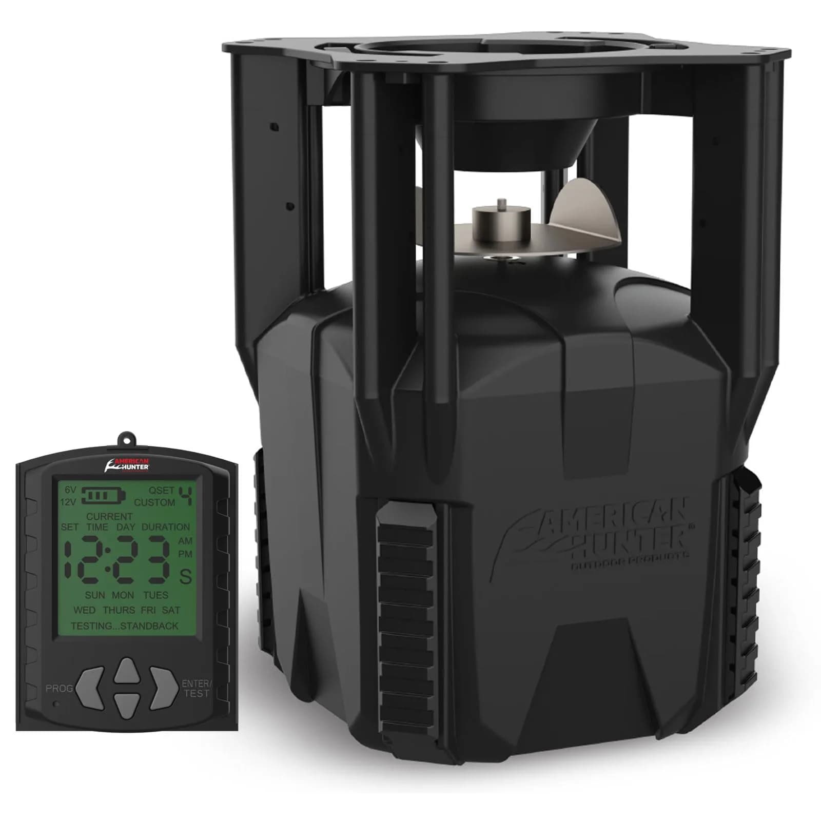 American Hunter XDE Feeder Kit | Durable Steel Deer Feeder with Digital Timer & Motor