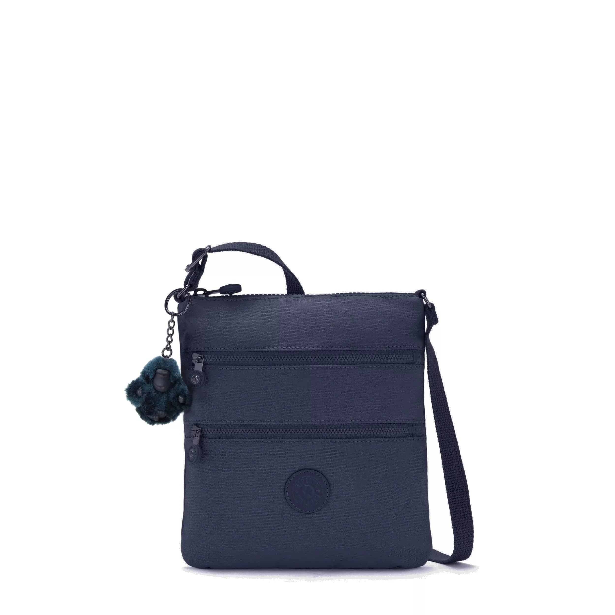 Kipling Keiko Crossbody Mini Bag 8''L x 9''H x 1.25''D | Lightweight, Adjustable, Water-Resistant — Blue Bleu 2