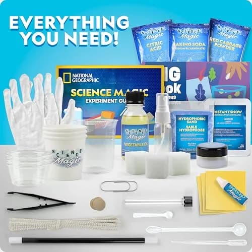 NATIONAL GEOGRAPHIC Science Magic Kit Mega Science Kit | 100+ Experiments & Magic Tricks thumbnail 5