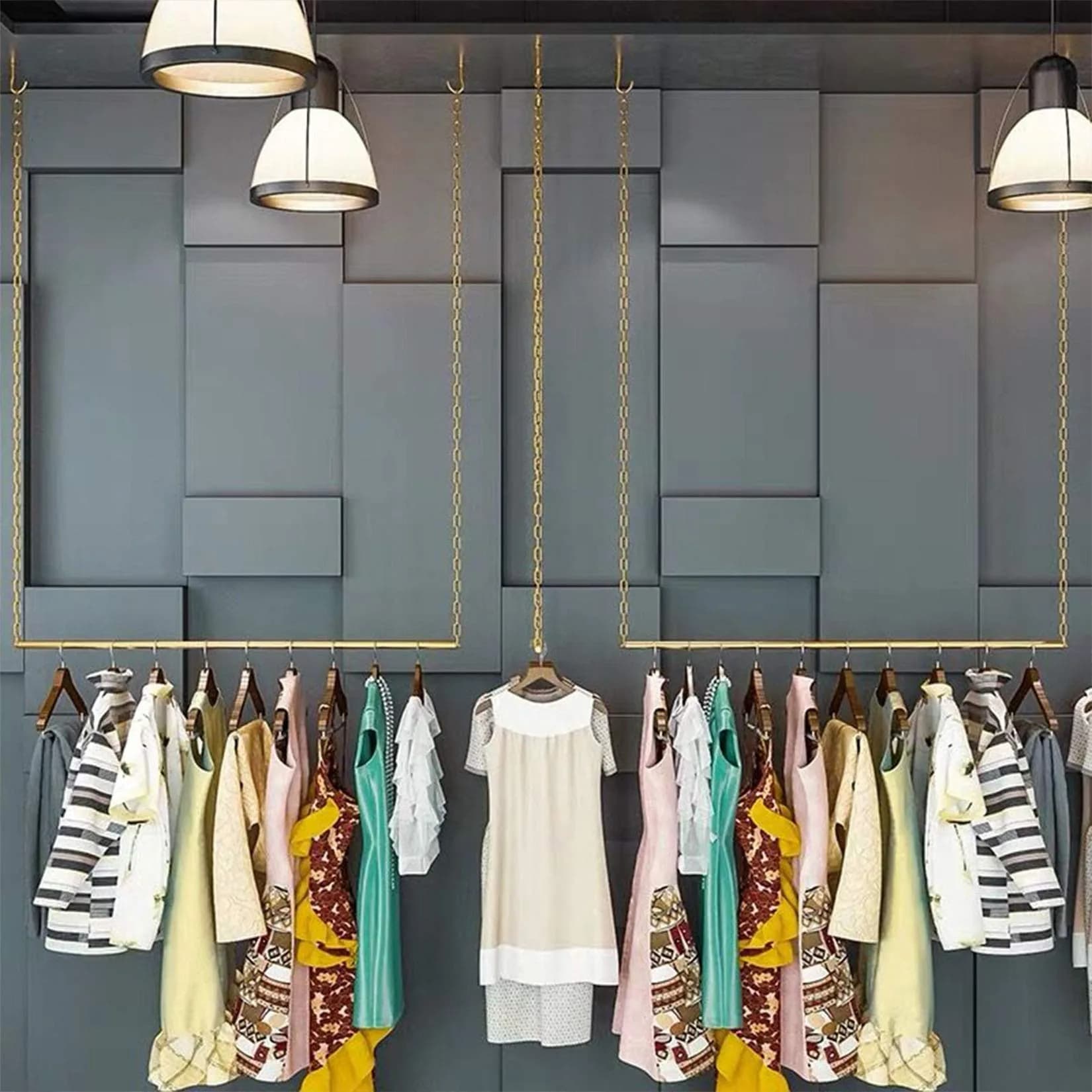 Ethemiable Adjustable Height Garment Rack 24" L (61 cm) | Holds 40 lbs - main product image