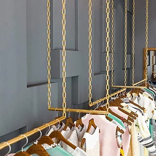 Ethemiable Adjustable Height Garment Rack 24" L (61 cm) | Holds 40 lbs thumbnail 7