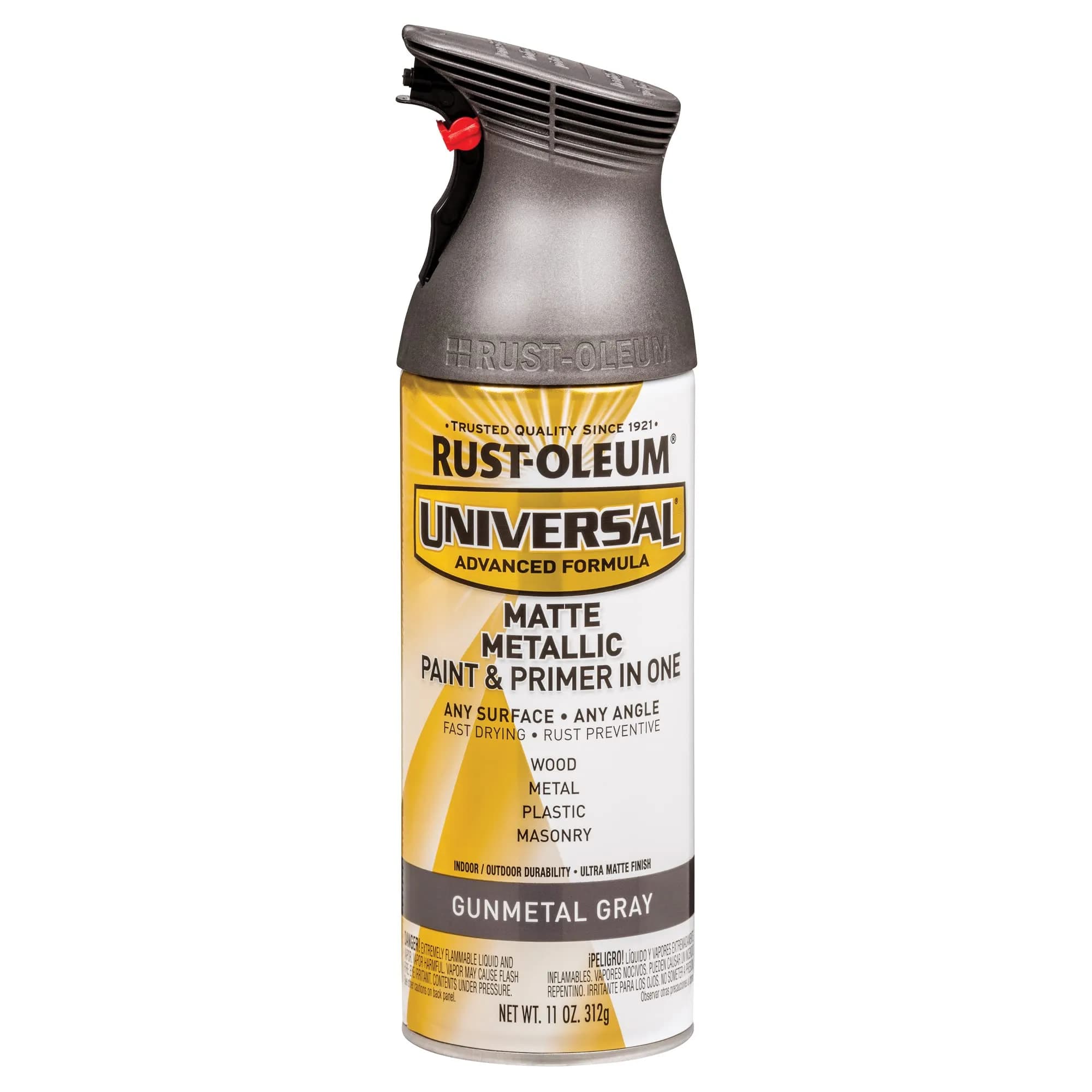 Rust-Oleum Universal Matte Gunmetal Gray Metallic All Surface Spray Paint, 11 oz - main product image