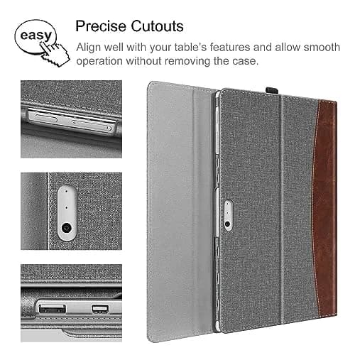 FINTIE Case for 12.3 inch Microsoft Surface Pro 7 Plus, Pro 7/6/5/4/3 | Multi-Angle Kickstand & Premium Synthetic Leather thumbnail 5