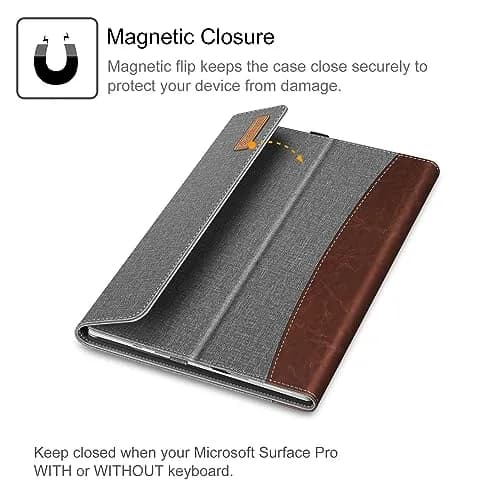 FINTIE Case for 12.3 inch Microsoft Surface Pro 7 Plus, Pro 7/6/5/4/3 | Multi-Angle Kickstand & Premium Synthetic Leather thumbnail 6