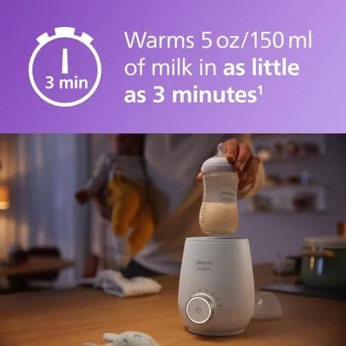 Philips Avent Baby Bottle Warmer with Smart Temperature Control | Fast & Reliable Milk Heating thumbnail 2