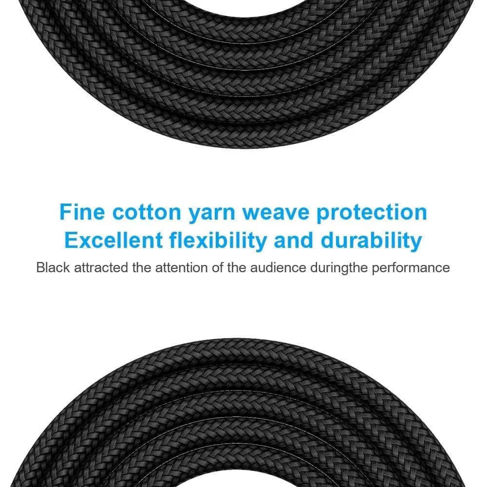 New Bee 20 ft (6.1 m) Instrument Cable | Low Noise High Fidelity Balanced Audio - view 6