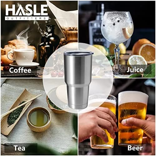 HASLE OUTFITTERS 30oz (850ml) Stainless Steel Tumbler Gift Set | Double Wall Vacuum Insulated Travel Mug thumbnail 5