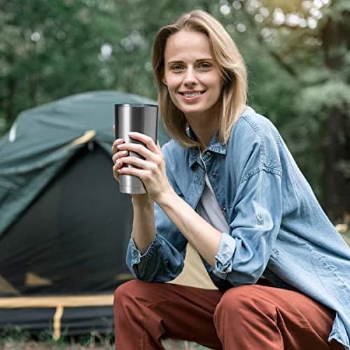 HASLE OUTFITTERS 30oz (850ml) Stainless Steel Tumbler Gift Set | Double Wall Vacuum Insulated Travel Mug thumbnail 6