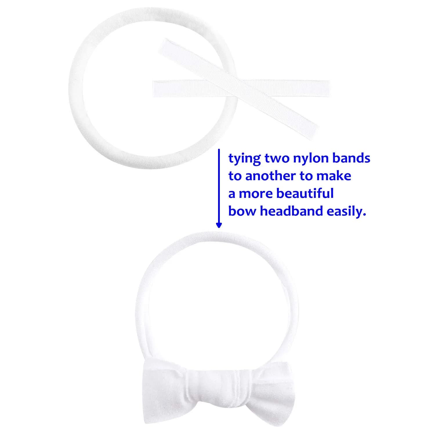 inSowni 50 Pack Super Soft Stretchy Nylon Headbands for Babies, Toddlers, and Women | 22cm (8.6") Unstretched Circumference - view 5