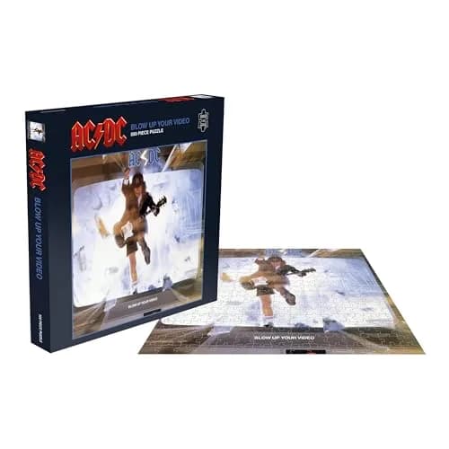 RockSaws AC/DC Blow Up Your Video 500 Piece Jigsaw Puzzle | Classic Rock Music Memorabilia (16 x 16 in) thumbnail 3