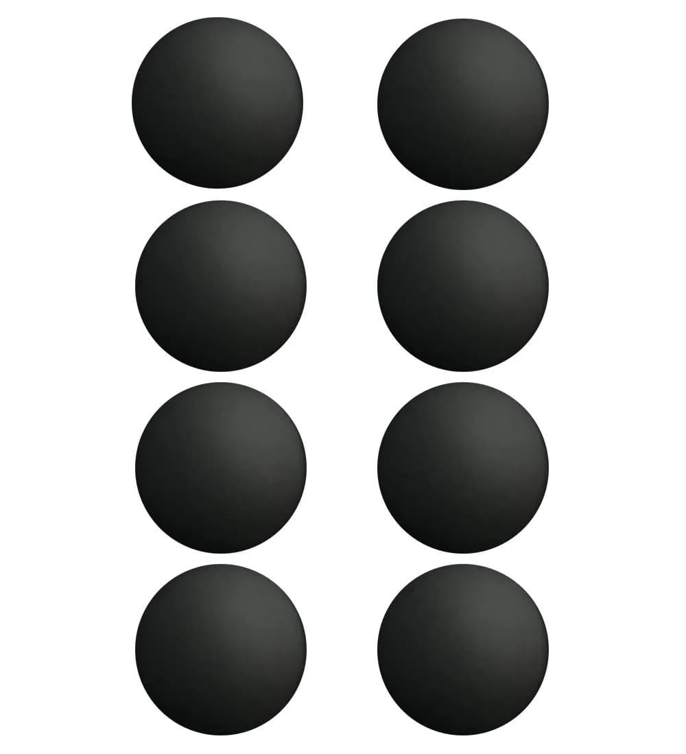 UOTOO Laptop Rubber Feet 0.7 inch Diameter | Non-Slip Replacement Bottom Case Feet for MacBook Pro/Air Shell Cover (8 Pcs, Black)