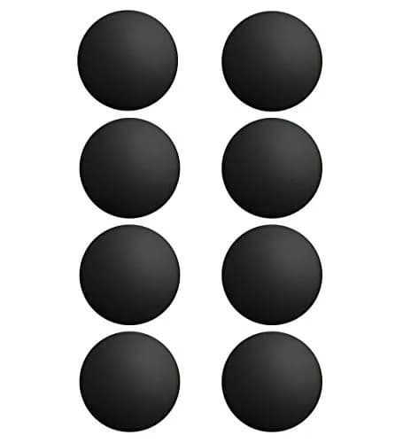 UOTOO Laptop Rubber Feet 0.7 inch Diameter | Non-Slip Replacement Bottom Case Feet for MacBook Pro/Air Shell Cover (8 Pcs, Black) thumbnail 1