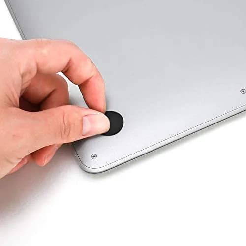 UOTOO Laptop Rubber Feet 0.7 inch Diameter | Non-Slip Replacement Bottom Case Feet for MacBook Pro/Air Shell Cover (8 Pcs, Black) thumbnail 3