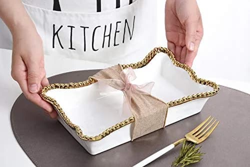 Pampa Bay Verona Napkin Holder 25.4 cm (10 Inch) | White Porcelain with Titanium Finish thumbnail 6
