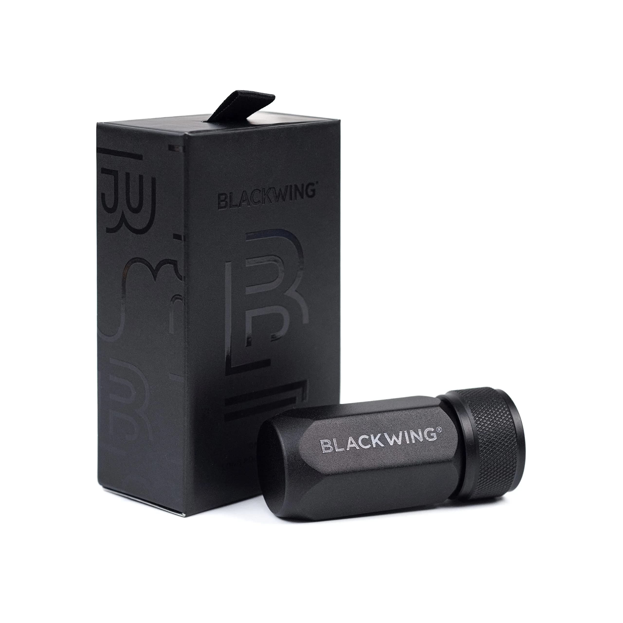 Blackwing One-Step Long Point Pencil Sharpener with German Steel Blade, Black (30mm) - main product image