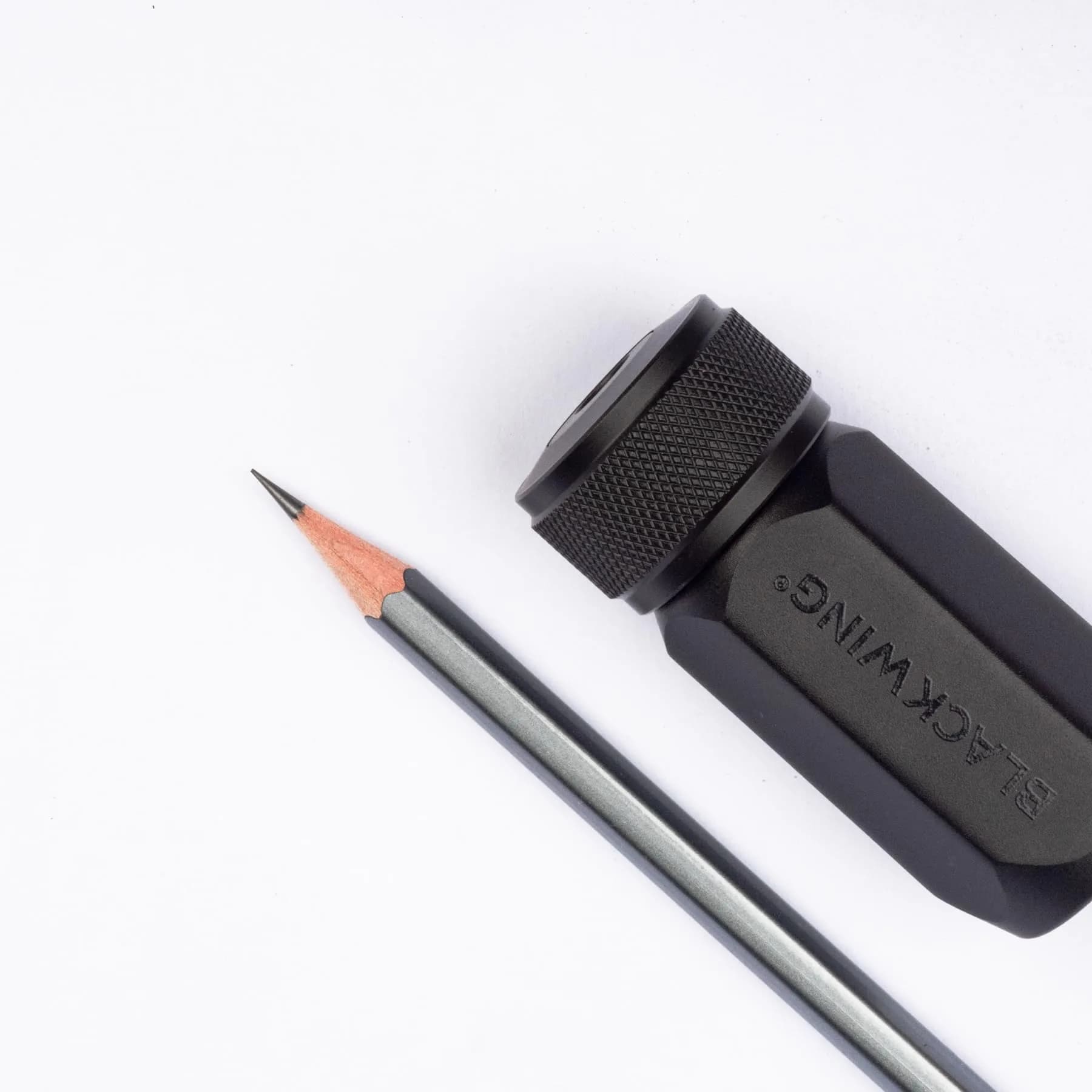 Blackwing One-Step Long Point Pencil Sharpener with German Steel Blade, Black (30mm) - view 5