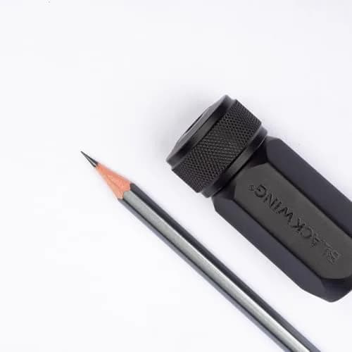 Blackwing One-Step Long Point Pencil Sharpener with German Steel Blade, Black (30mm) thumbnail 5