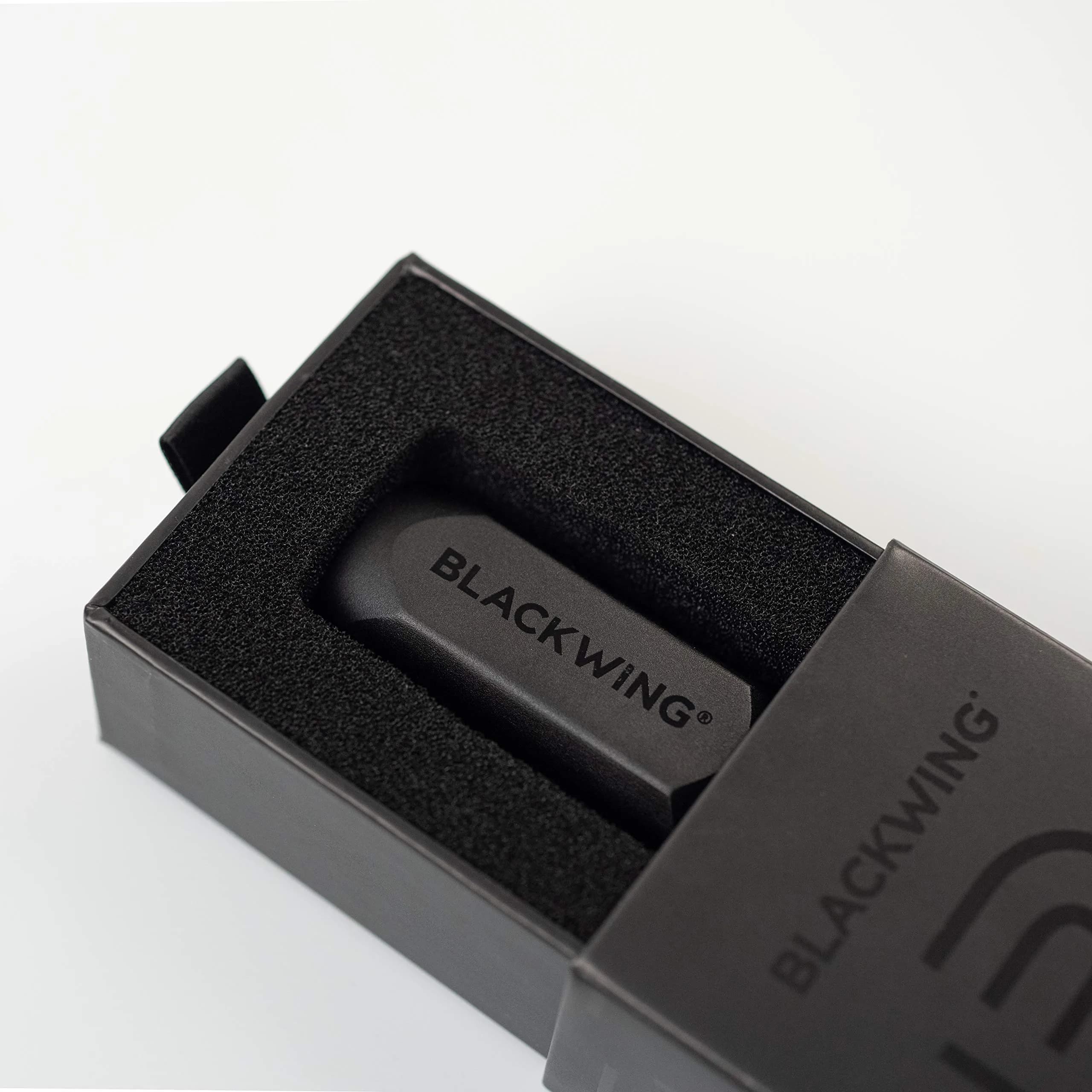 Blackwing One-Step Long Point Pencil Sharpener with German Steel Blade, Black (30mm) - view 6
