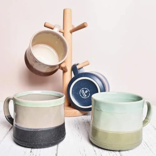 Bosmarlin Large Ceramic Coffee Mug 21 Oz | Durable, Lead-Free, Microwave & Dishwasher Safe thumbnail 7