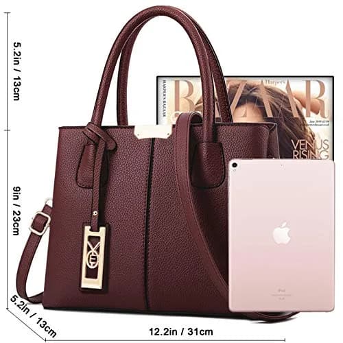 COCIFER Women's Shoulder Tote Bag PU Leather Approx 31cm x 21cm x 13cm | Modern Elegant Fashion thumbnail 4