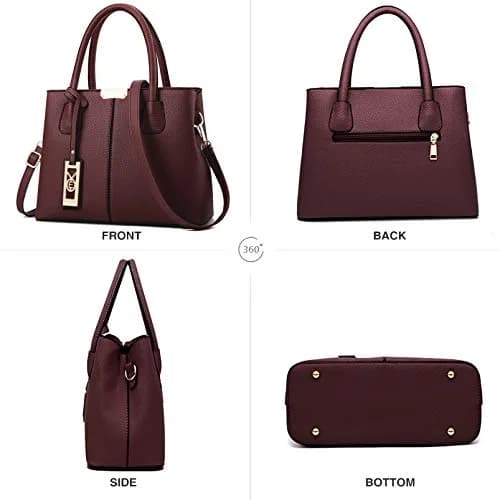 COCIFER Women's Shoulder Tote Bag PU Leather Approx 31cm x 21cm x 13cm | Modern Elegant Fashion thumbnail 3