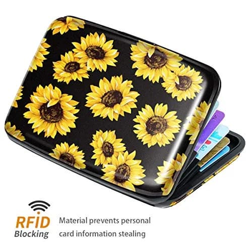 Coco Rossi RFID Aluminum Credit Card Holder Small Mini Wallet Women | Slim & Secure (70-120 chars) thumbnail 3