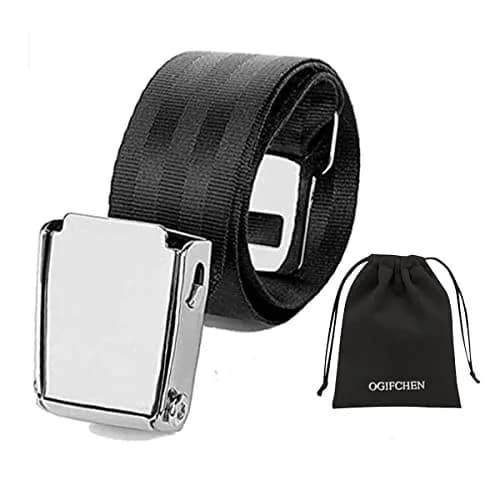 NANQUAN Adjustable 7-31" Airplane Seat Belt Extender | Universal Fit for All Airlines in US Except Southwest thumbnail 1