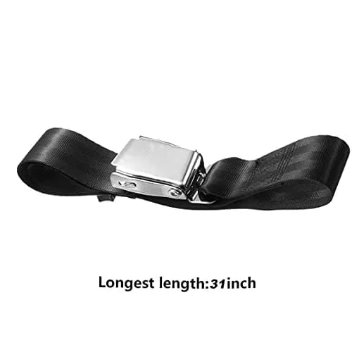 NANQUAN Adjustable 7-31" Airplane Seat Belt Extender | Universal Fit for All Airlines in US Except Southwest thumbnail 5