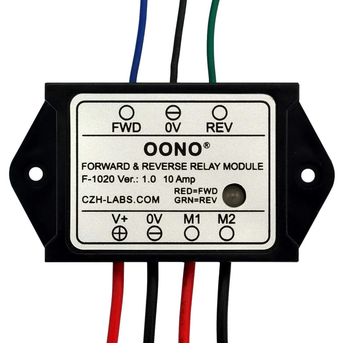 OONO Forward and Reverse Relay Module DC 12V | Powers Reversing Motor Equipment for Actuators — DC 12V