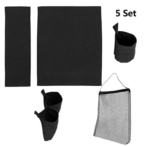 STAY GENT 5-in-1 Makeup Artist Chair Accessory Set - Black Replacement Canvas & Storage Bags | Fits Director Chairs 53x20cm Backrest, 53x42cm Seat thumbnail 4