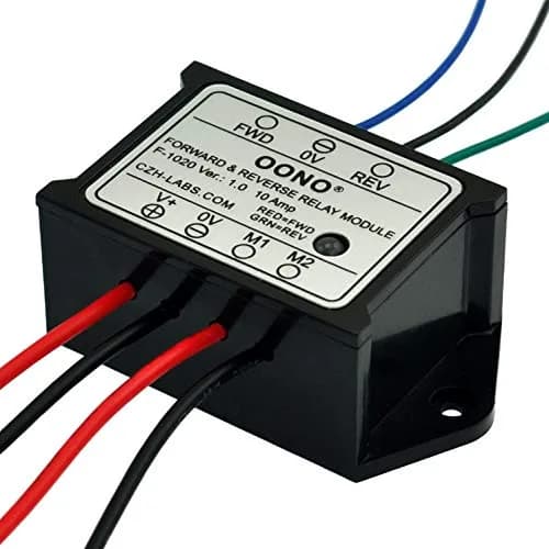 OONO 24V DC Reversing Relay Module with Momentary & Alternate Action Switches, 10A Rated Current | Powers Reversing Motor Equipment thumbnail 4