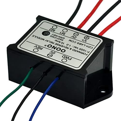 OONO 5V DC Reversing Relay Module for Motor/Linear Actuator Control (10A, Plastic Case) thumbnail 5