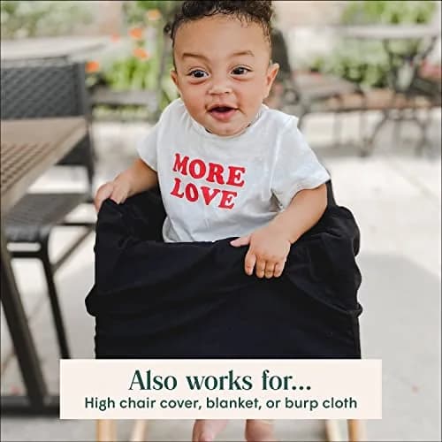 Simka Rose Multipurpose Baby Cover Moss | 71cm (28in) x 71cm (28in) | Breathable Viscose Blend thumbnail 6
