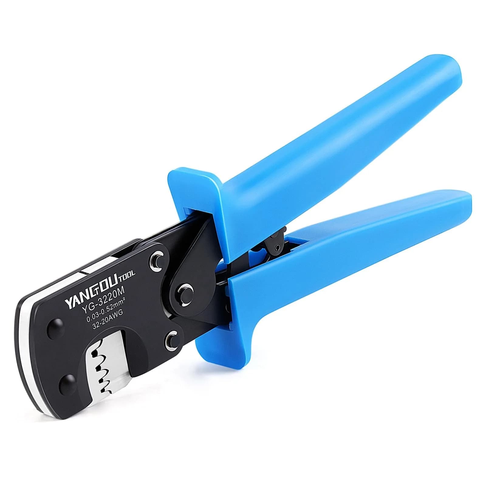 Yangoutool Micro Molex Crimper: 32-20AWG (0.03-0.52mm²) | Compatible with Molex, JST, JAE, D-Sub, Precision Crimping Tool - main product image