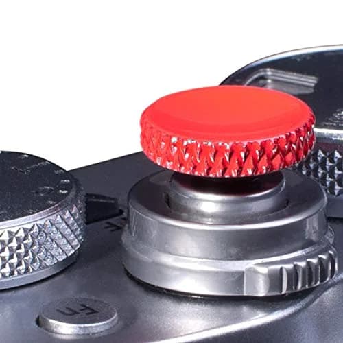 VKO Metal Soft Shutter Release Button Red (2-Pack) | Compatible with Standard Threaded Shutter Sockets thumbnail 1