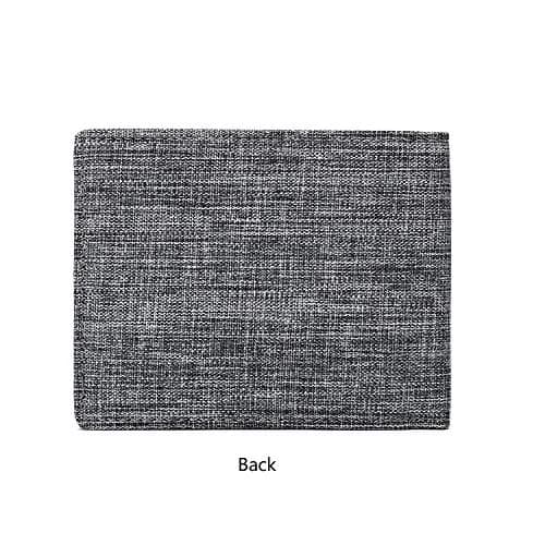 Lanyani Minimalist Slim Fabric Wallet Bifold RFID Blocking Grey | Compact Day-to-Day Accessory thumbnail 6