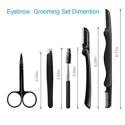 Summer Lemon Eyebrow Razor, 5-in-1 Kit | Precision Grooming Set for Women & Men thumbnail 7