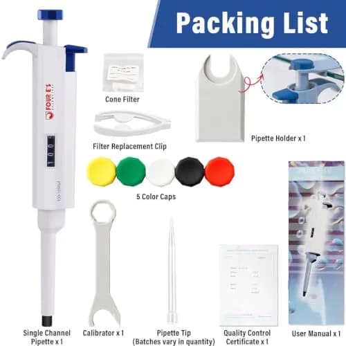 PRECIPETTE 1000uL Single Channel Micropipette | 100-1000µl Adjustable Volume thumbnail 6