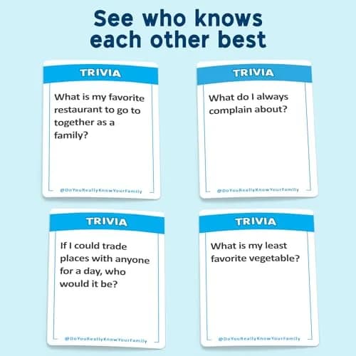 DO YOU REALLY KNOW YOUR FAMILY? Fun Family Game for Kids, Teens & Adults | Family Trivia & Challenges thumbnail 3