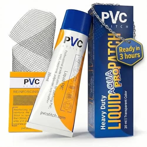 PVC Stitch AquaPro Liquid Patch Waterproof Repair Kit 20ml (0.67 Fl Oz) | For Inflatables, Pools, Hot Tubs & Gear thumbnail 1