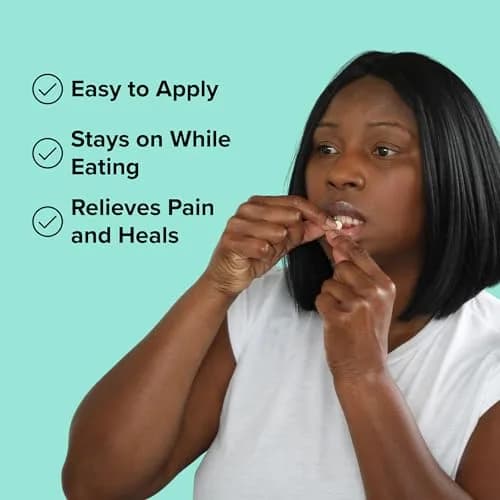 Dentemp Canker Cover Mouth Sore Treatment Tablets 6 Count | Fast-Acting Oral Pain Relief thumbnail 6