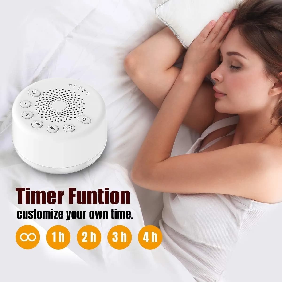 Easysleep White Noise Machine with 25 Sounds & Night Light | Compact & Portable for Sleep Relaxation - view 6