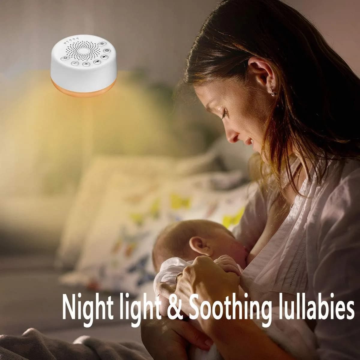 Easysleep White Noise Machine with 25 Sounds & Night Light | Compact & Portable for Sleep Relaxation - view 3