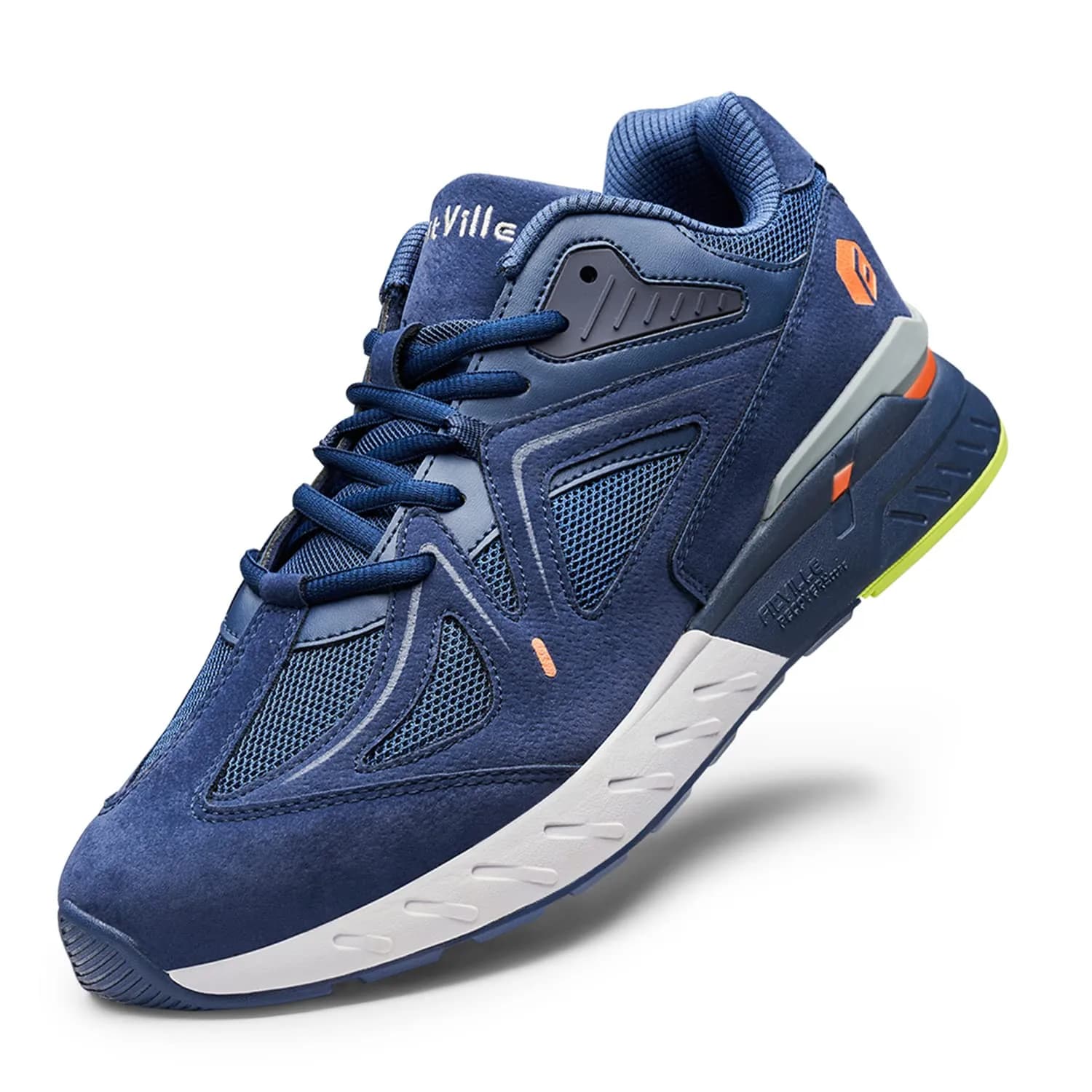 FitVille Men's Wide Walking Shoes, Extra Wide Sneakers - Rebound Core | Pain-Free Support & Comfort