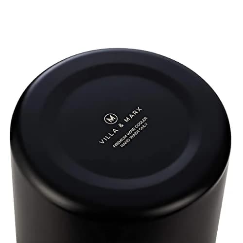 Villa & Marx Wine Chiller Black | Double Walled Insulated Bottle Cooler (Large) thumbnail 7