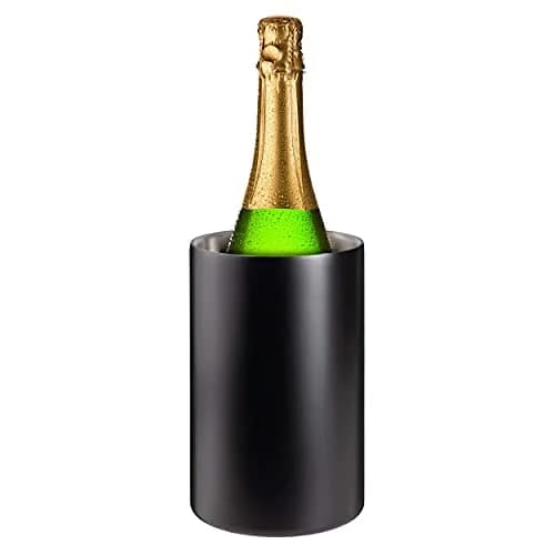 Villa & Marx Wine Chiller Black | Double Walled Insulated Bottle Cooler (Large) thumbnail 2