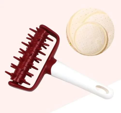 AooBaBa Pizza Dough Roller & Docker Set | Pastry & Pizza Rolling Pins, 2-Piece, Food Grade ABS, Dishwasher Safe thumbnail 2