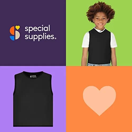 Special Supplies Sensory Compression Vest Deep Pressure Comfort Black Small | Unisex Kids Apparel thumbnail 4