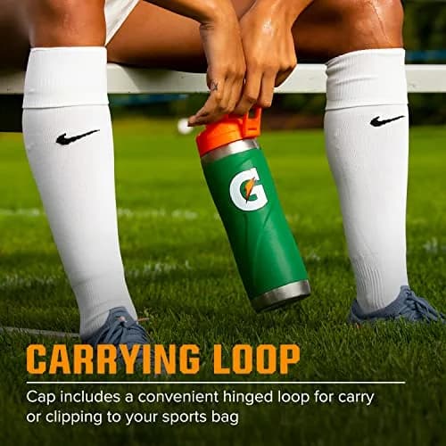 Gatorade Stainless Steel Sport Bottle 737ml (26oz) | Double-Wall Vacuum Insulated thumbnail 5